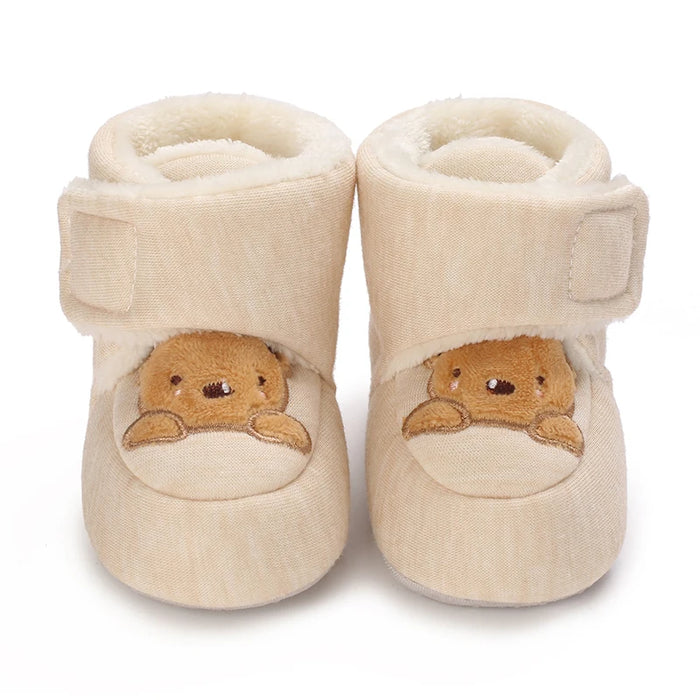 Moda bebê meninas meninos bonito macio dos desenhos animados algodão criança sapatos primeiro walker sapatos para recém-nascidos  tudoakilo
