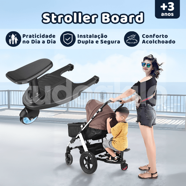 Suporte Para Carrinho Irmão Mais Velho • Stroller Board  tudoakilo