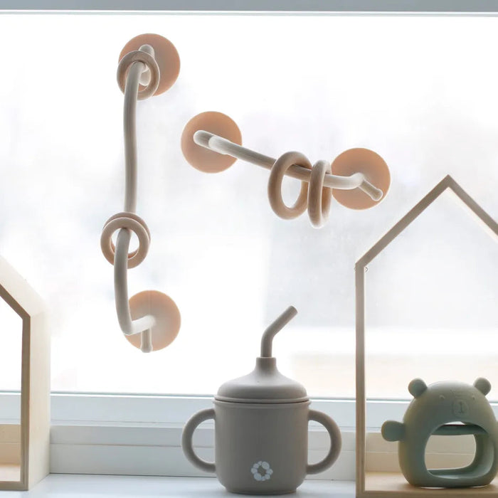 Brinquedo Mordedor de Silicone Labirinto para Cadeirão  tudoakilo