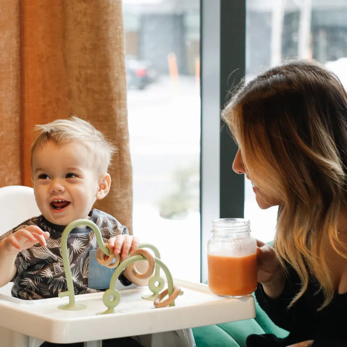 Brinquedo Mordedor de Silicone Labirinto para Cadeirão  tudoakilo