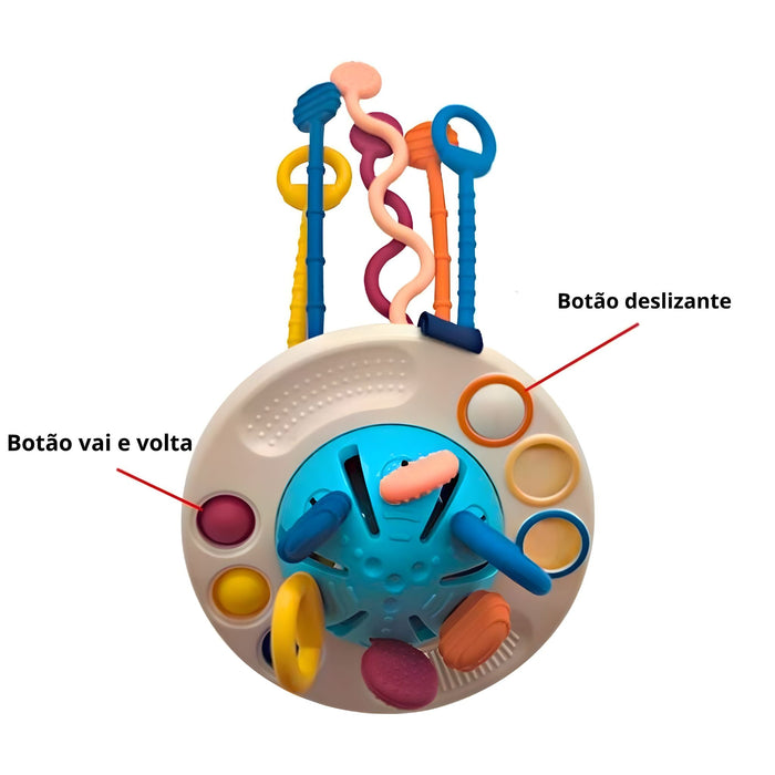 Brinquedo Sensorial para Dentição Polvinho - tudoakilo
