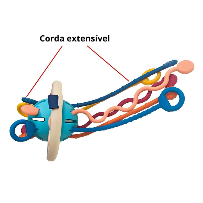 Brinquedo Sensorial para Dentição Polvinho - tudoakilo