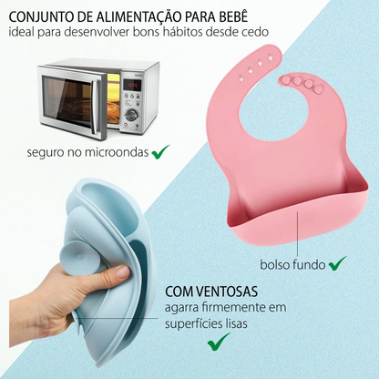 Kit Papinha Silicone 8 Peças  tudoakilo