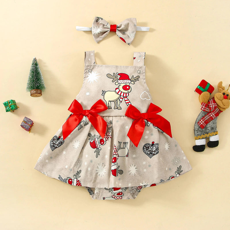 Vestido Infantil Noelzinho com Faixa de Brinde • Tai - tudoakilo