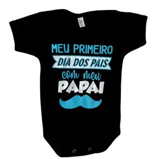 Body Bebê Temático Dia dos Pais • Kit 3 Peças  tudoakilo