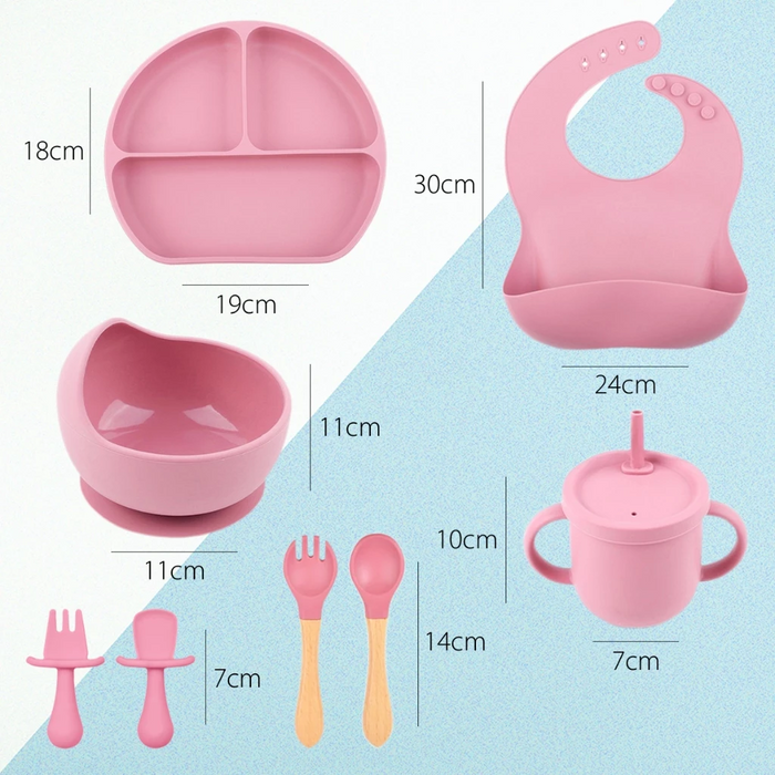Kit Papinha Silicone 8 Peças  tudoakilo