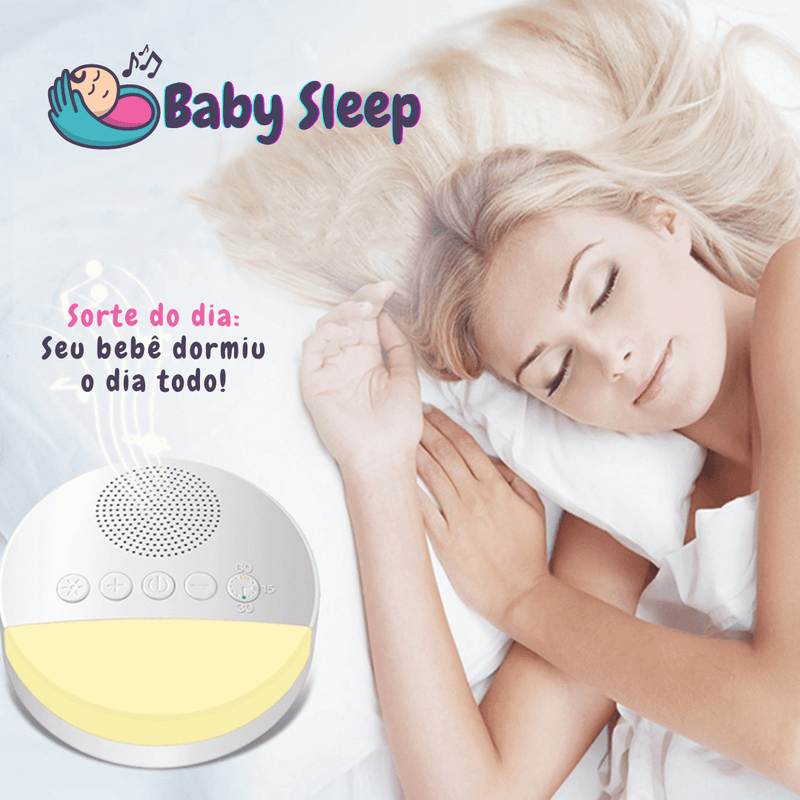 BabySleep™ - Reprodutor de Ruído Branco Para Seu Bebê Dormir - tudoakilo
